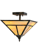 Luma-Spec Lighting 142016 - 13"Sq "T" Mission Flushmount