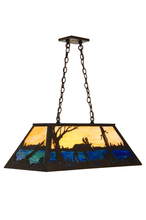 Luma-Spec Lighting 142396 - 33" Long Moose at Lake Oblong Pendant