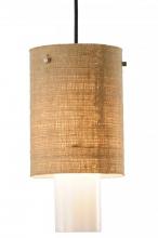 Luma-Spec Lighting 143132 - 6.5"W Cilindro Burlap 2 Tier Mini Pendant