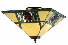 Luma-Spec Lighting 144217 - 14"Sq Pinecone Ridge Flushmount