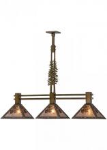 Luma-Spec Lighting 144443 - 44.5"L Winter Pine Tall Pines 3 LT Island Pendant