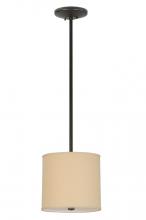 Luma-Spec Lighting 144909 - 12"W Cilindro Beige Textrene Pendant