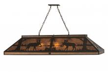 Luma-Spec Lighting 144972 - 61" Long Moose at Lake Oblong Pendant