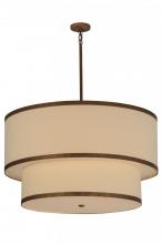 Luma-Spec Lighting 145324 - 36"W Cilindro 2 Tier Textrene Pendant