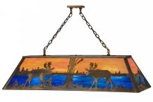 Luma-Spec Lighting 145695 - 48"L Moose at Lake Oblong Pendant