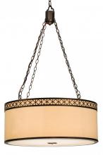 Luma-Spec Lighting 146714 - 30"W Cilindro Quatrefoil Textrene Pendant