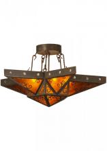 Luma-Spec Lighting 146797 - 36"W Star Semi-Flushmount