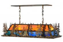 Luma-Spec Lighting 146947 - 50" Long Deer Through the Trees Oblong Pendant