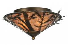 Luma-Spec Lighting 147431 - 20" Wide Pine Branch Flushmount