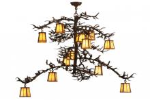Luma-Spec Lighting 147539 - 50"L Pine Branch Valley View 12 LT Chandelier