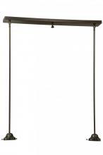 Luma-Spec Lighting 147622 - 34"L Revival Schoolhouse 2 LT Craftsman Brown on Brass Island Pendant Hardware