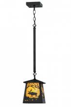 Luma-Spec Lighting 147671 - 7"Sq Moose at Dawn Mini Pendant