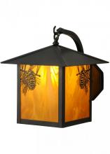 Luma-Spec Lighting 147798 - 13" Wide Seneca Winter Pine Curved Arm Wall Sconce