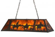 Luma-Spec Lighting 147948 - 48"L Personalized Rockin' C Ranch Oblong Pendant