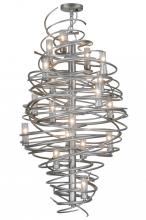 Luma-Spec Lighting 148175 - 30"W Cyclone 18 LT W/Glass Shades Chandelier