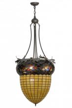 Luma-Spec Lighting 148471 - 24" Wide Greenbriar Oak Inverted Pendant