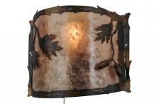 Luma-Spec Lighting 148889 - 12" Wide Oak Leaf & Acorn W/Pull Chain Wall Sconce