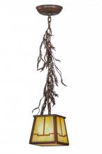 Luma-Spec Lighting 149184 - 5.5"Sq Pine Branch Valley View Mini Pendant