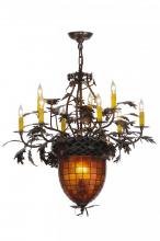 Luma-Spec Lighting 149726 - 34" Wide Greenbriar Oak 9 Light Chandelier