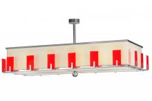 Luma-Spec Lighting 149835 - 72"L Quadrato Escalade Fabric Oblong Pendant