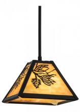 Luma-Spec Lighting 150163 - 8"Sq Winter Pine Mini Pendant
