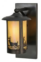 Luma-Spec Lighting 150585 - 8"W Fulton Deer Creek Solid Mount Wall Sconce