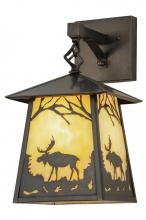 Luma-Spec Lighting 150673 - 8"W Stillwater Moose at Dawn Hanging Wall Sconce