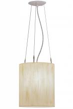 Luma-Spec Lighting 150735 - 10" Wide Cilindro De Marfil Lino Pendant