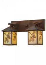 Luma-Spec Lighting 150776 - 20"W Balsam Pine 2 LT Vanity Light