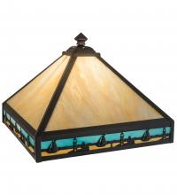 Luma-Spec Lighting 15141 - 16" Square Sailboat Mission Shade
