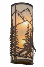 Luma-Spec Lighting 151915 - 8"W Alpine Right Wall Sconce