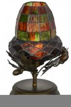 Luma-Spec Lighting 152371 - 12"H Greenbriar Oak Mini Lamp