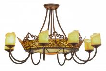 Luma-Spec Lighting 152401 - 32"W Stanley 8 Arm Semi-Flushmount