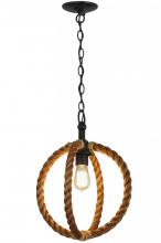 Luma-Spec Lighting 152439 - 14"W Cilindro Bola Rope Pendant