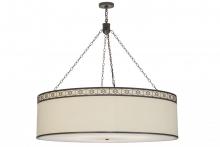 Luma-Spec Lighting 152581 - 54"W Cilindro Circle X Textrene Pendant