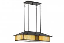 Luma-Spec Lighting 152601 - 36"L Double Bar Mission Oblong Pendant