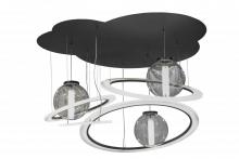 Luma-Spec Lighting 152804 - 84" Wide Anillo Bola 4 Ring LED Cascading Pendant