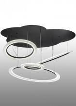 Luma-Spec Lighting 152833 - 84" Wide Anillo Tilt 4 Ring LED Cascading Pendant