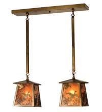 Luma-Spec Lighting 15286 - 24"L Ducks in Flight 2 LT Island Pendant