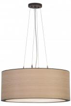 Luma-Spec Lighting 153283 - 24"W Cilindro White Oak Veneer Pendant
