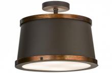 Luma-Spec Lighting 153345 - 18"W Cilindro Reel Semi-Flushmount