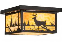 Luma-Spec Lighting 153550 - 12"Sq Hyde Park Deer Creek Flushmount