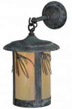 Luma-Spec Lighting 153602 - 10"W Fulton Lone Pine Hanging Wall Sconce