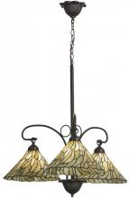 Luma-Spec Lighting 153966 - 30"W Willow Jadestone 3 LT Chandelier