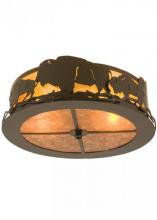 Luma-Spec Lighting 15399 - 16"W Buffalo Flushmount