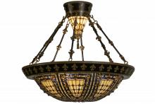 Luma-Spec Lighting 154254 - 28.5"W Fleur-de-lis Semi-Flushmount