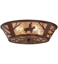 Luma-Spec Lighting 15438 - 22"W Cowboy Flushmount