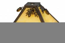 Luma-Spec Lighting 155014 - 11"Sq Oak Leaf & Acorn Shade
