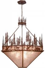 Luma-Spec Lighting 155414 - 60"W Wildlife at Pine Lake Inverted Pendant