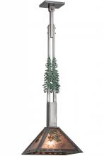 Luma-Spec Lighting 156198 - 12" Square Winter Pine Tall Pines Pendant